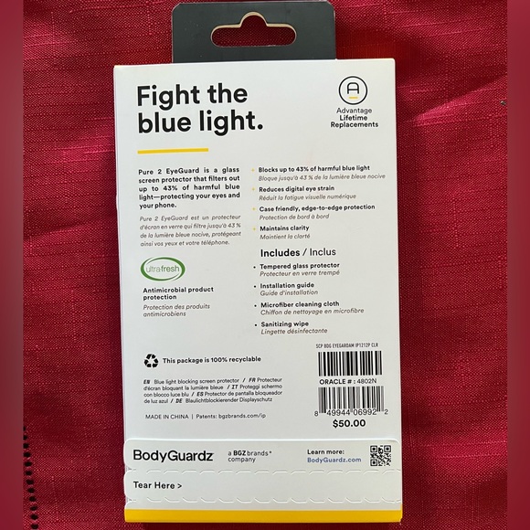 NWT Body Guardz glass screen protector for iPhone 12/12 Pro - Picture 2 of 2